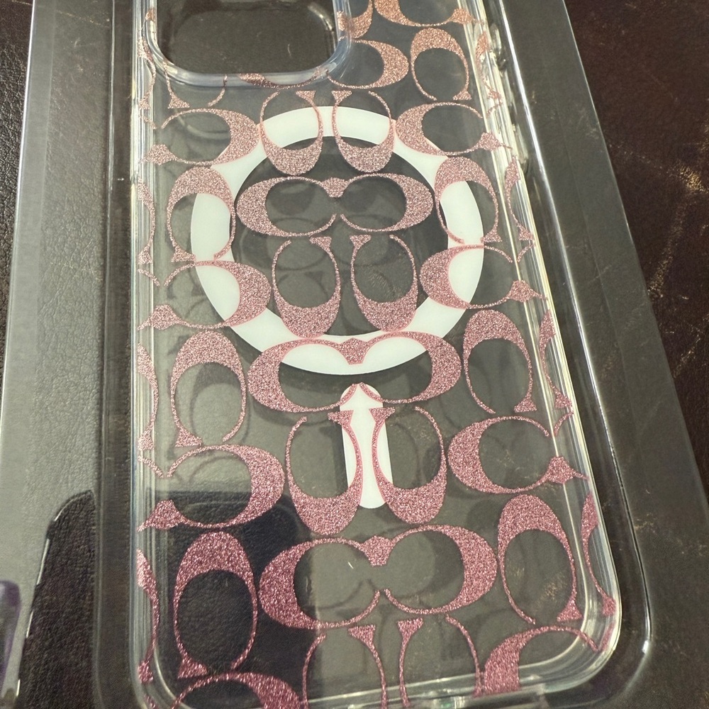 Designer Pink Glitter Phone Case